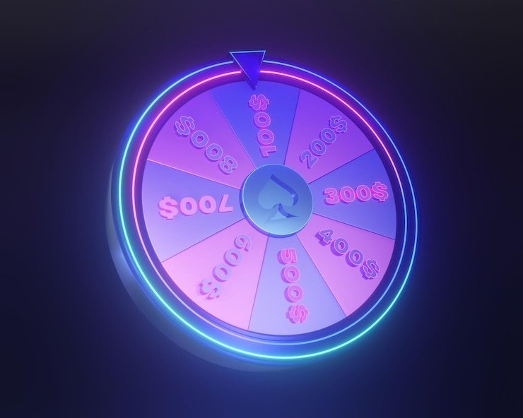 Mega Wheel spinning with live dealer